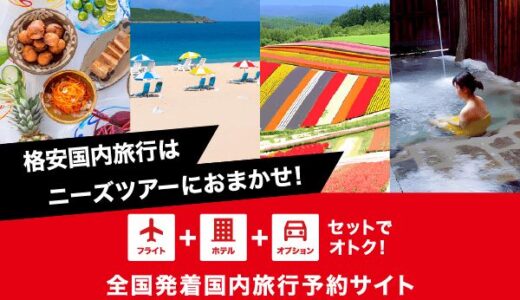 JAL【ニーズツアー】のポイントサイト比較