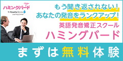 ハミングバード【英語発音矯正スクール】のポイントサイト比較