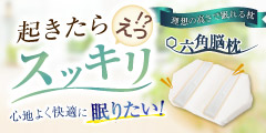 超熟睡できる安眠枕「六角脳枕」のポイントサイト比較