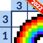 Nonogram - ピクロス・ロジックパズル（「蝶の森」を75ピース完成）iOSのポイントサイト比較