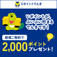Vポイントでんきのポイントサイト比較
