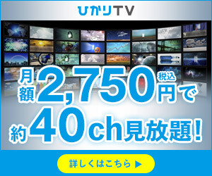 ひかりTV（専門チャンネル・ビデオプラン/専門チャンネルプラン）のポイントサイト比較