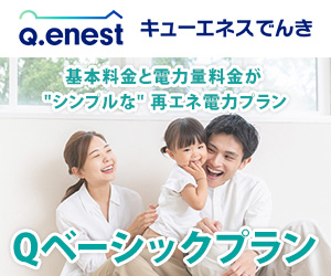 Q.ENESTでんき（キューエネスでんき）エコHOMEプランのポイントサイト比較