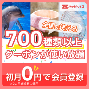 ハッピーパス（2カ月継続時初月無料/550円コース）のポイントサイト比較